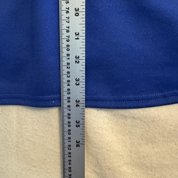 Chicago Cubs MLB Geniune Merchadise True Fan Series Blue Baseball Jersey Sz L - Picture 10 of 10